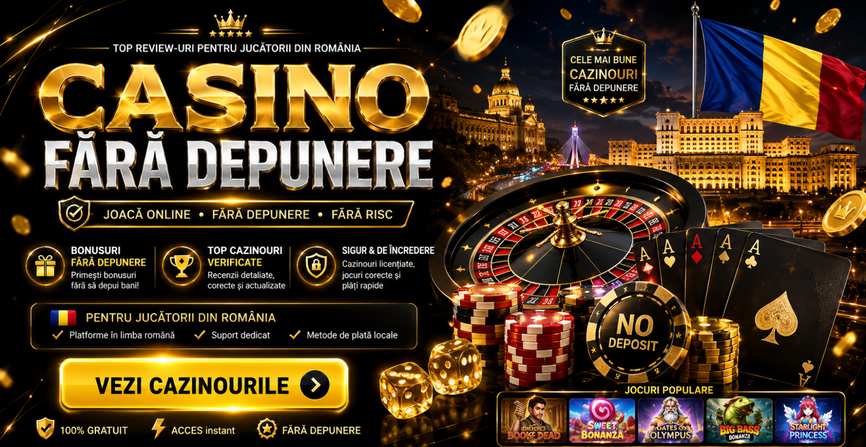 casino fara depunere banner